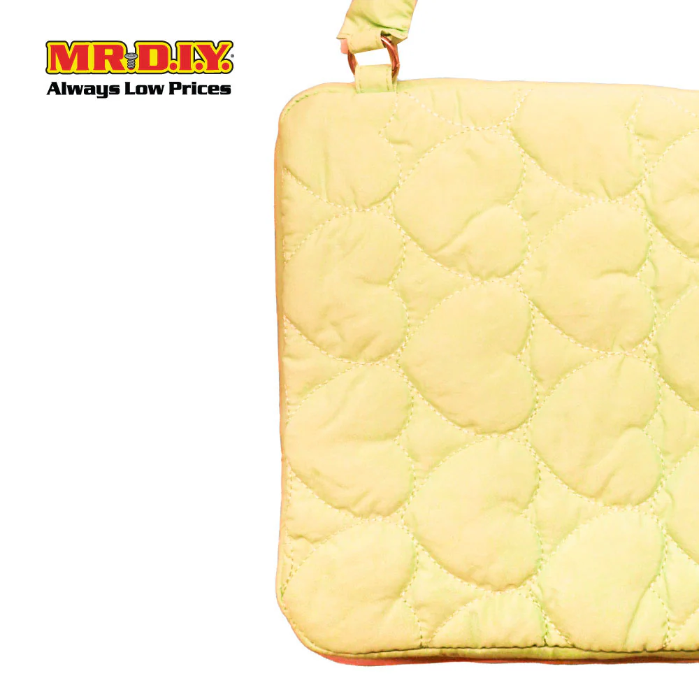 (MR.DIY) Heart Briefcase Office Laptop bag  - YELLOW - Color Series - Image 4