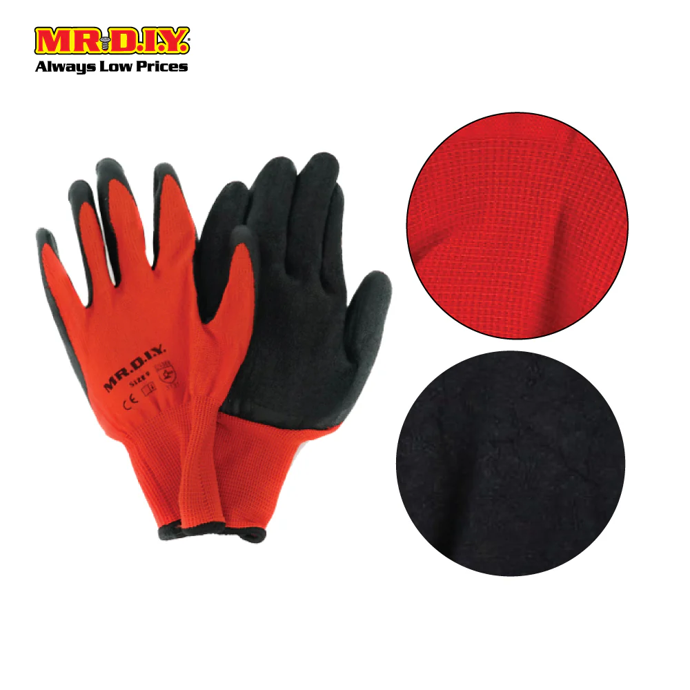 (MR.DIY) Heavy-Duty Latex Glove  (Size:9) - Image 3