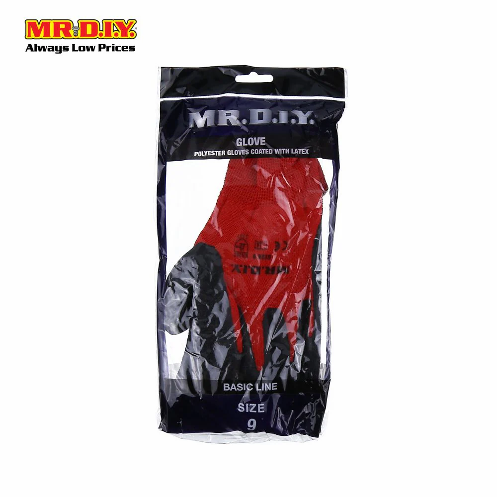 (MR.DIY) Heavy-Duty Latex Glove  (Size:9) - Image 4