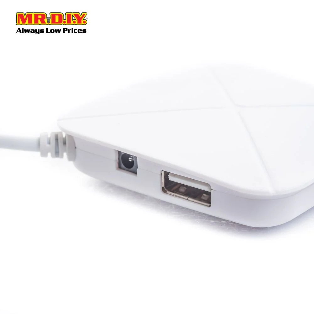 (MR.DIY) Hi-Speed 4-Port USB 2.0 Hub Extension 480mbps - Image 2