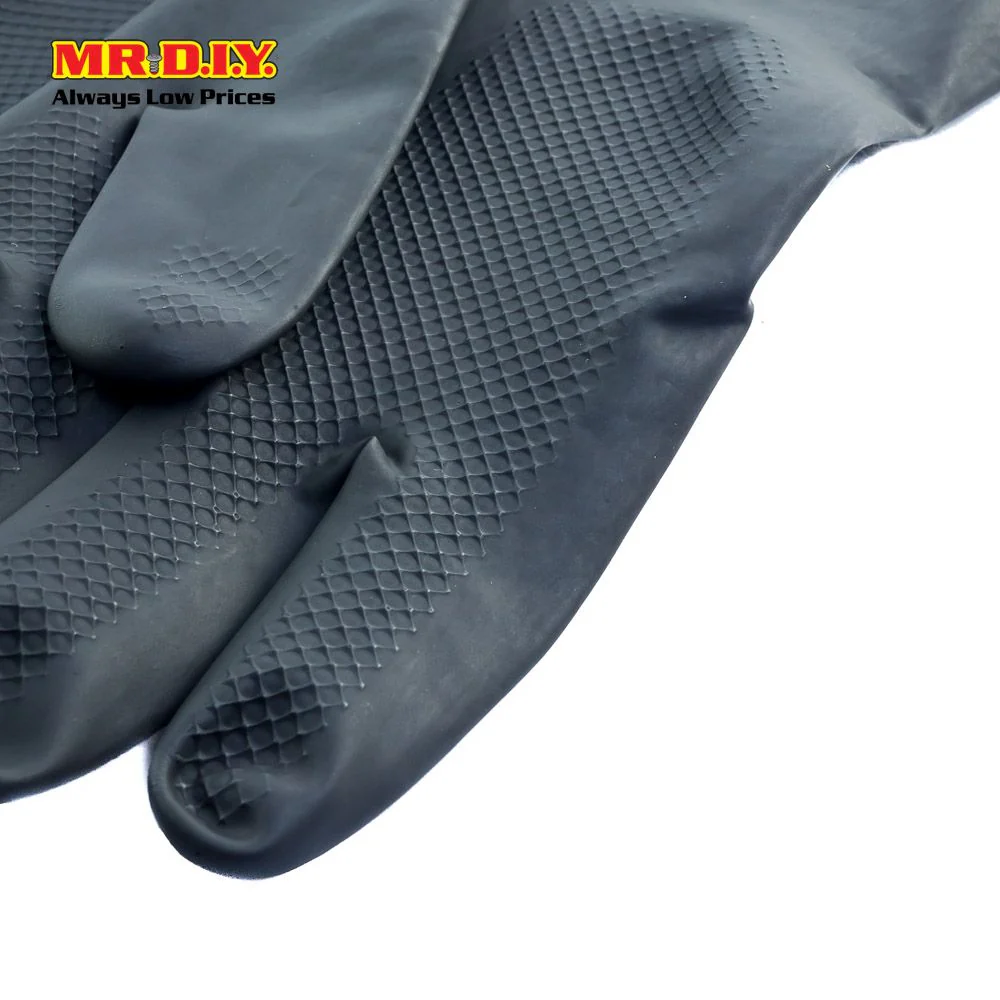 (MR.DIY) Household Gloves Black (Size: L) - Image 3