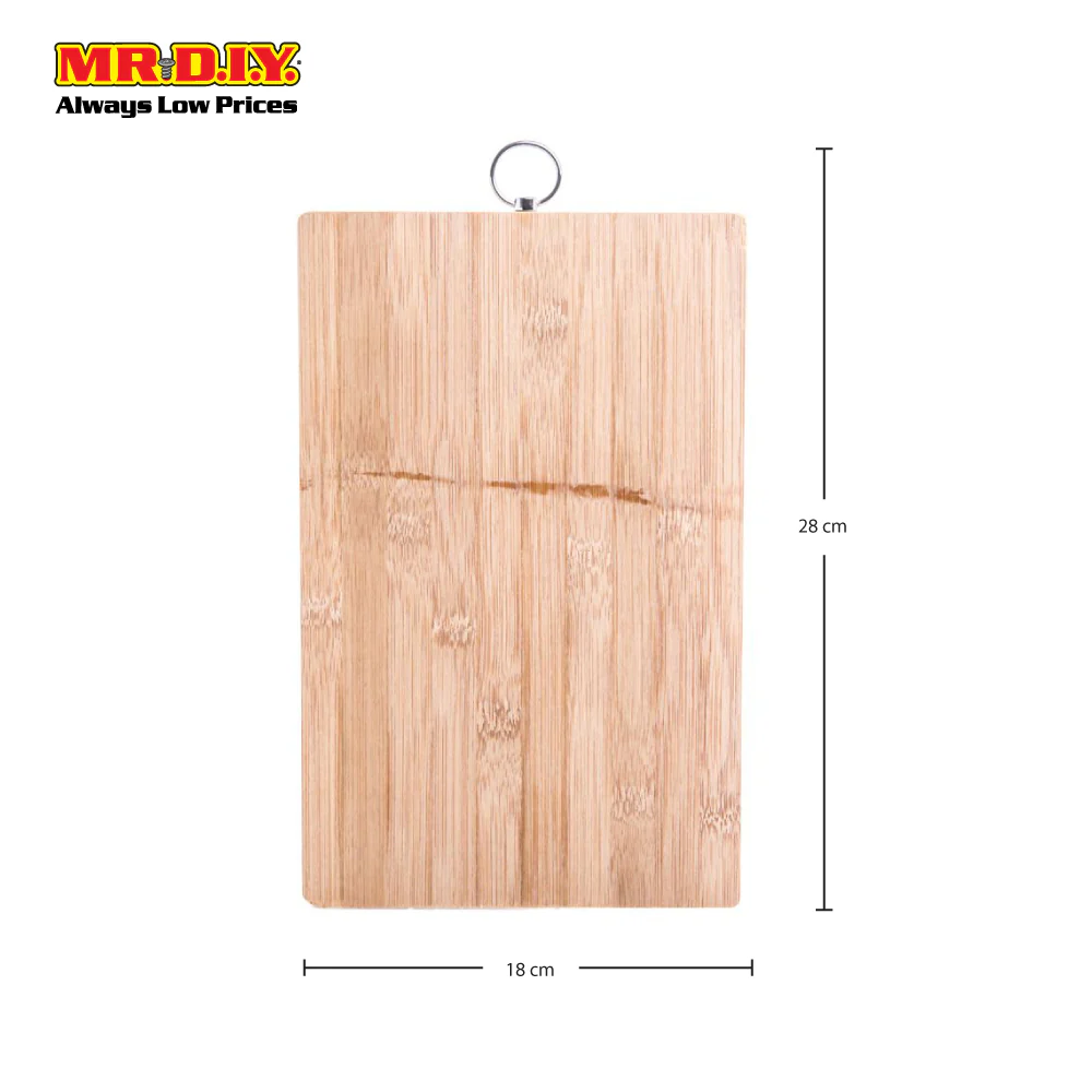 (MR.DIY) JINJALI Bamboo Cutting Board (28cm x 18cm) - Image 2