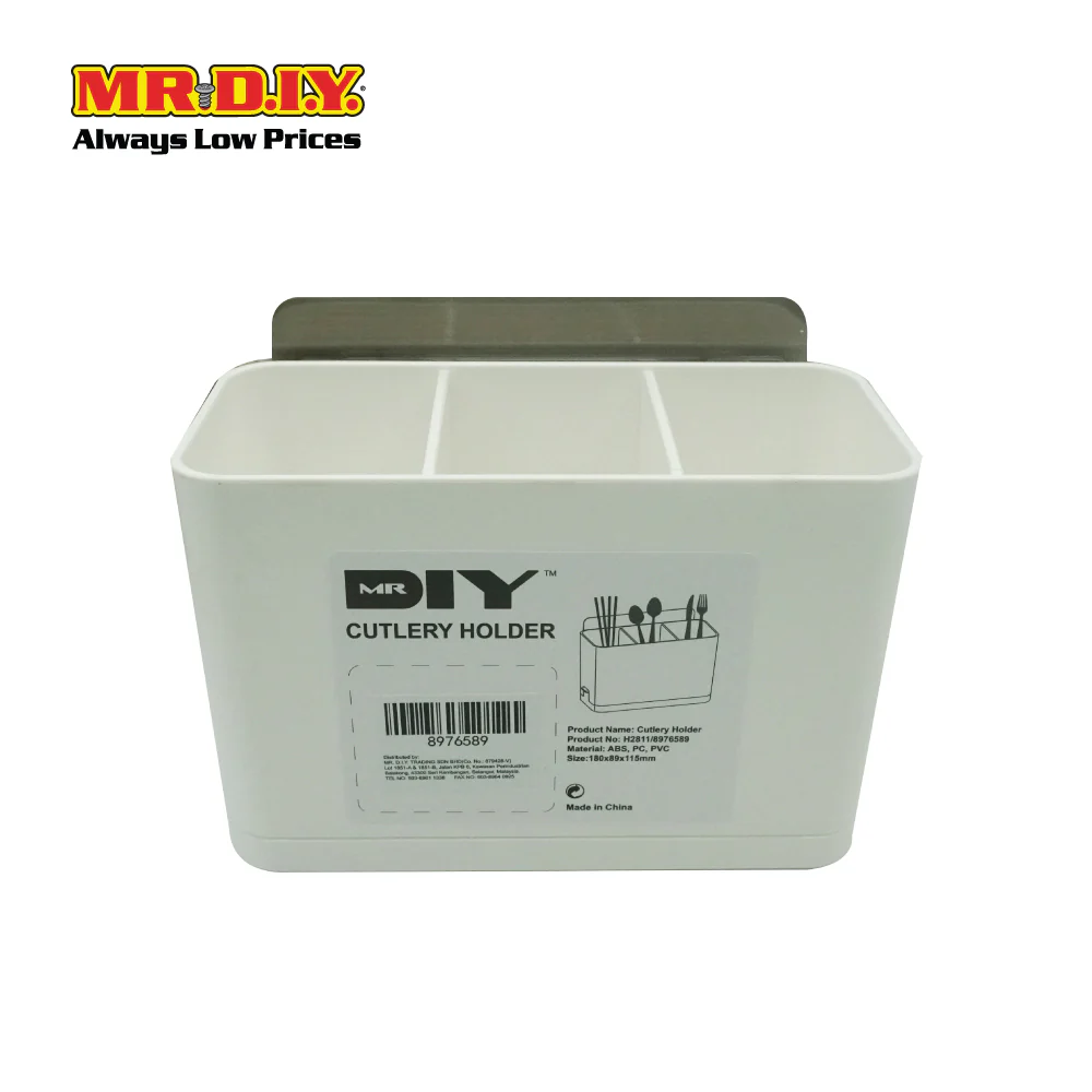 (MR.DIY) Kitchen Cutlery Storage Holder (18 X 12cm) - Image 4