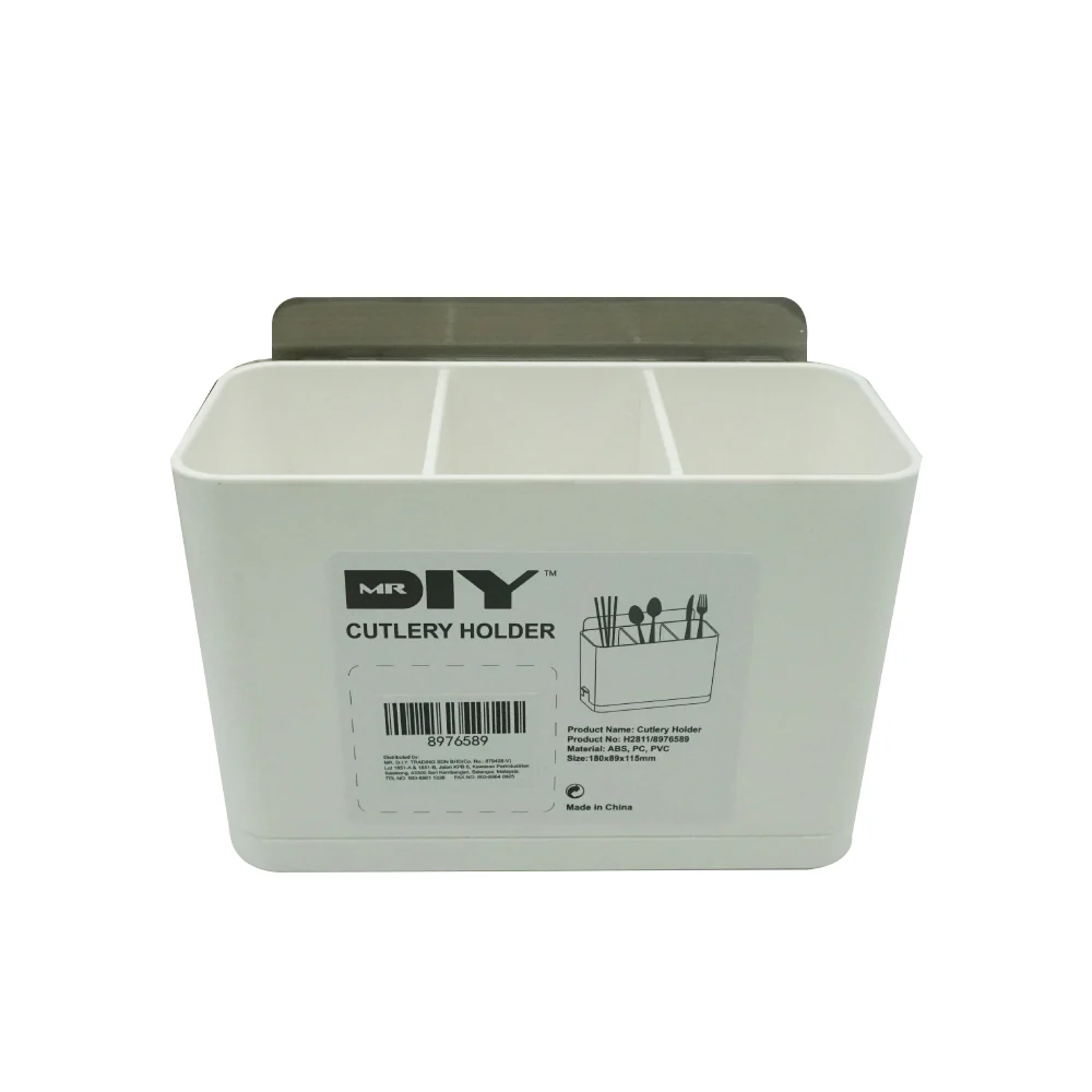 (MR.DIY) Kitchen Cutlery Storage Holder (18 X 12cm) - Image 5