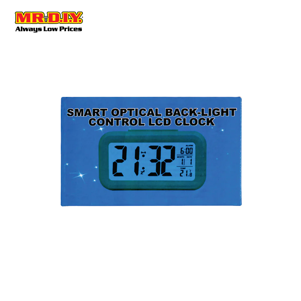 (MR.DIY) LCD Digital Alarm Clock (14cm x 8cm) - Image 4