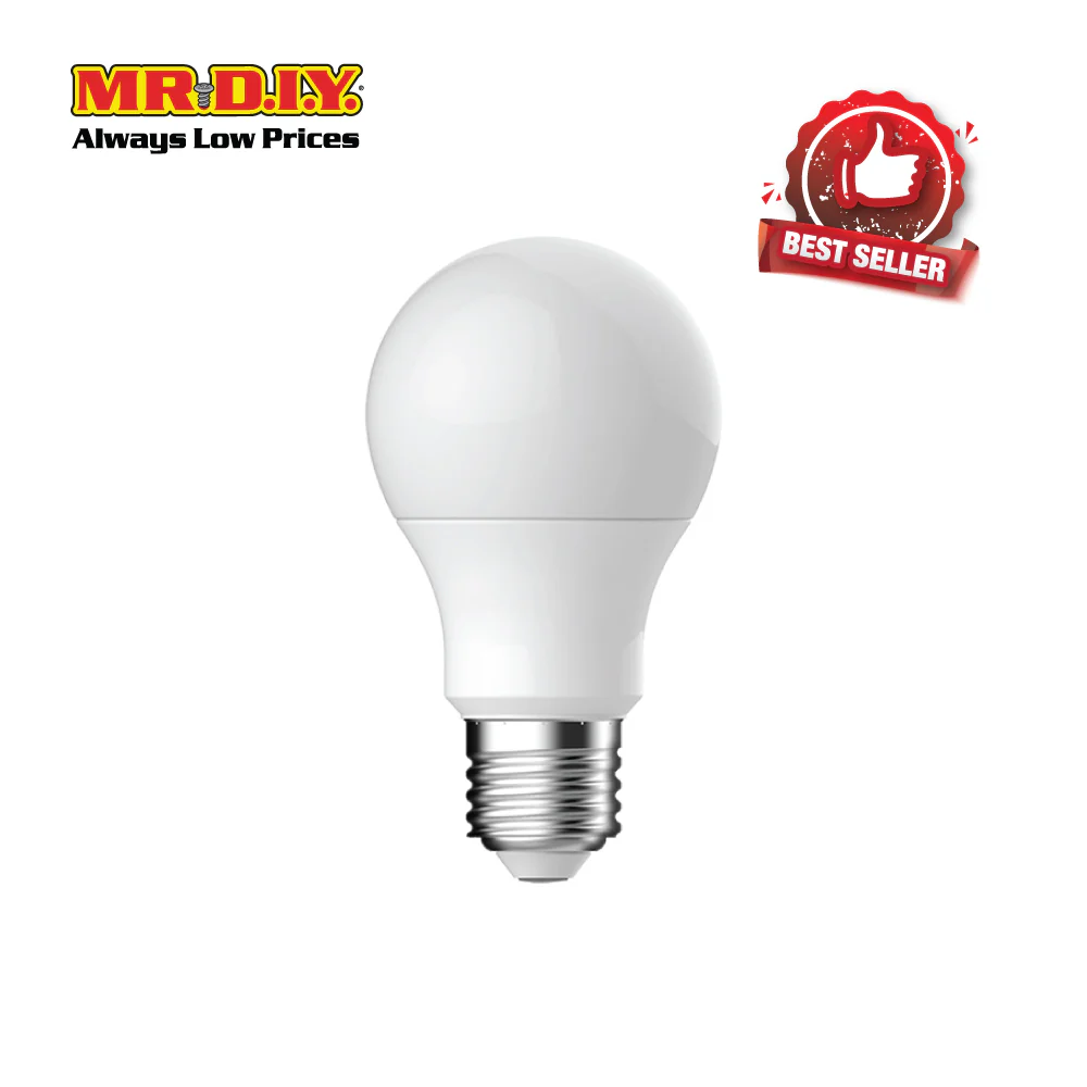 [BEST SELLER] (MR.DIY) LED A60 Bulb Warm White E27 (15W) - Image 2