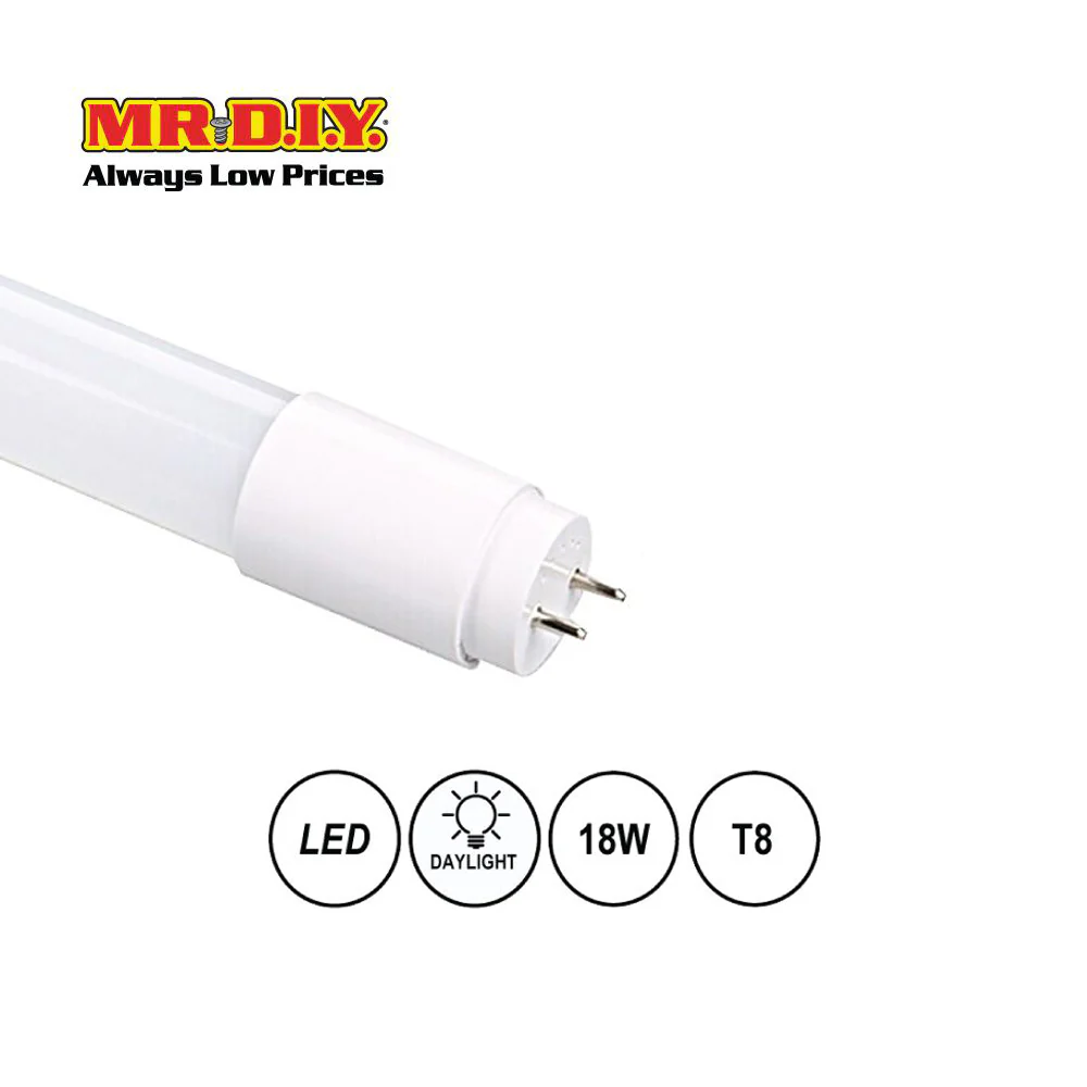(MR.DIY) LED T8 Tube Complete Set Daylight (18W) (120cm) - Image 3
