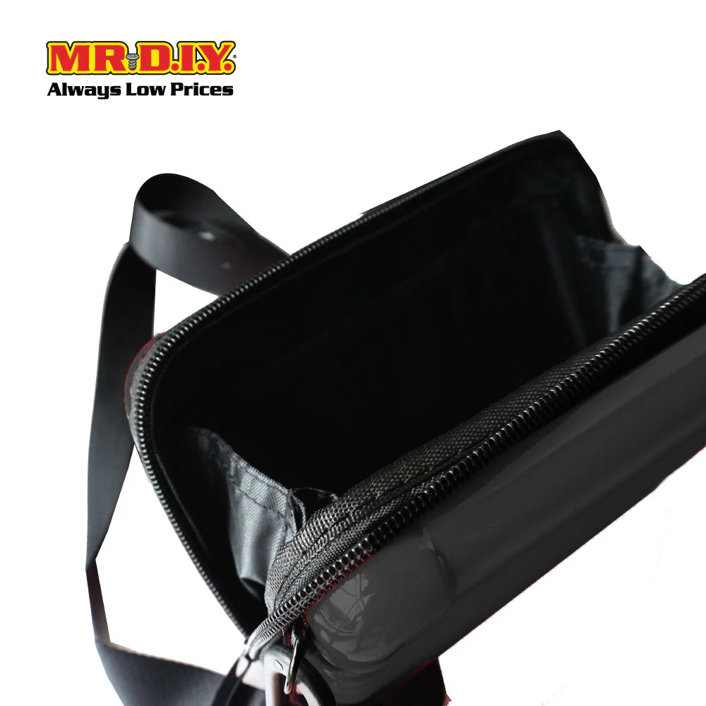 (MR.DIY) Hardcase Shoulder Bag with Strap - BLACK - Color Series - Image 3