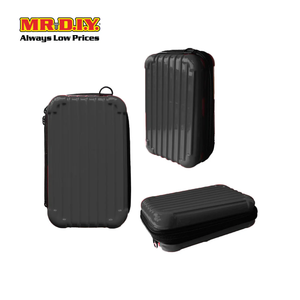(MR.DIY) Hardcase Shoulder Bag with Strap - BLACK - Color Series - Image 5