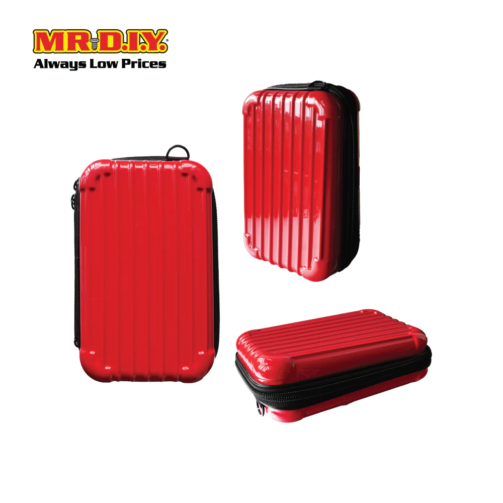 (MR.DIY) Hardcase Shoulder Bag with Strap - RED - Color Series - Image 5