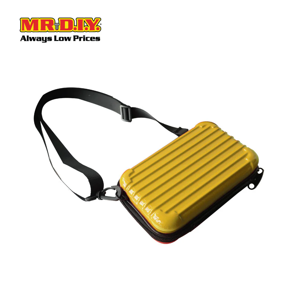 (MR.DIY) Hardcase Shoulder Bag with Strap - YELLOW - Color Series - Image 3