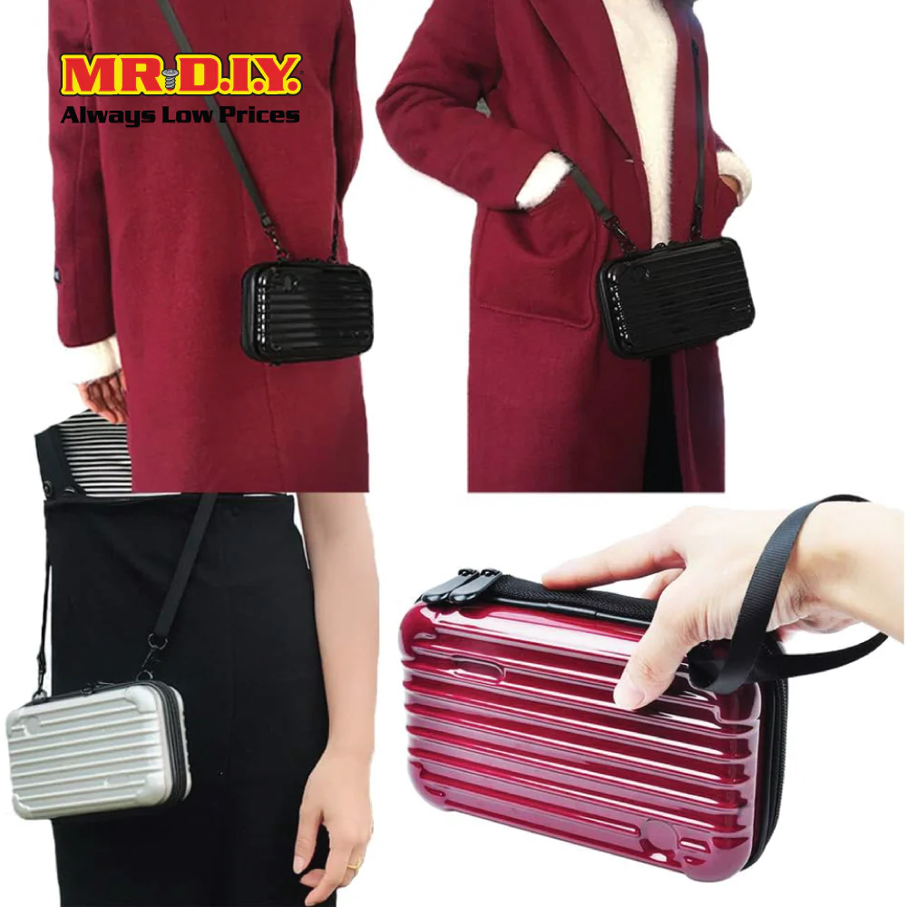 (MR.DIY) Hardcase Shoulder Bag with Strap - YELLOW - Color Series - Image 6