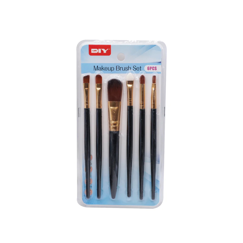 (MR.DIY) Make Up Brush Set (6 pieces) - Image 3