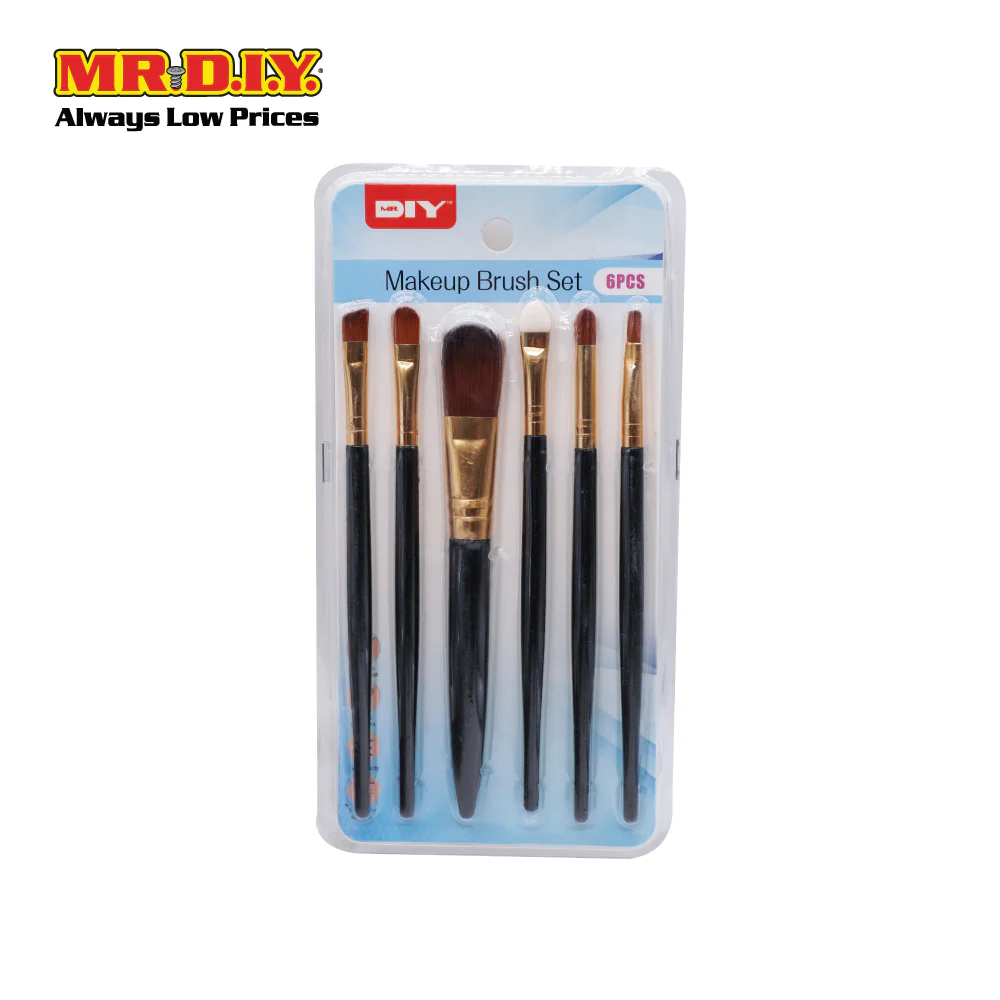 (MR.DIY) Make Up Brush Set (6 pieces) - Image 5