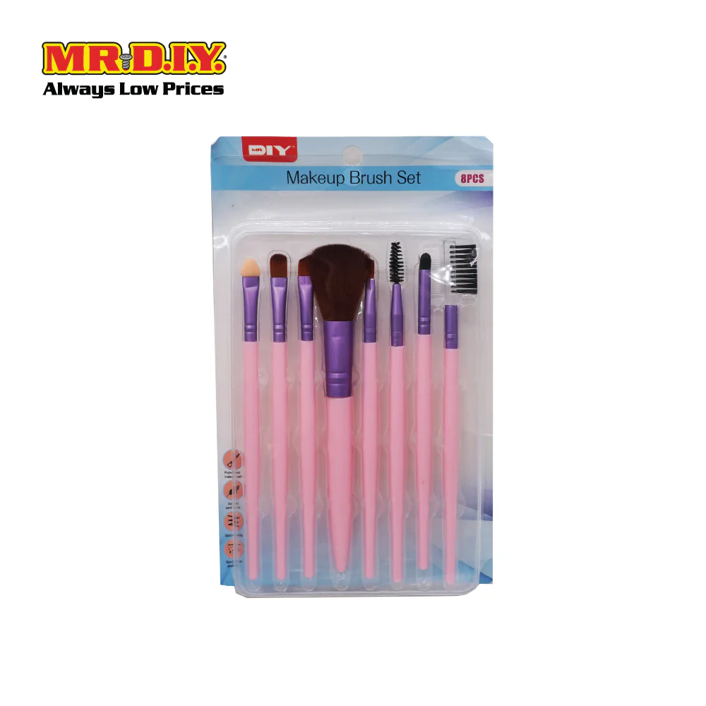 (MR.DIY) Makeup Brush Set (8Pcs) - Image 6