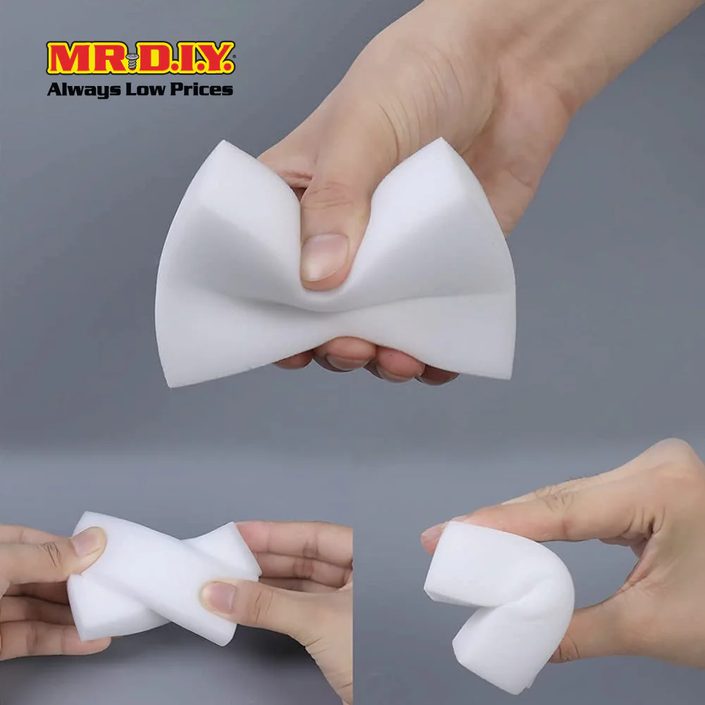 (MR.DIY) Melamine Sponge (4pcs) (11.4x7x3.8cm) - Image 2