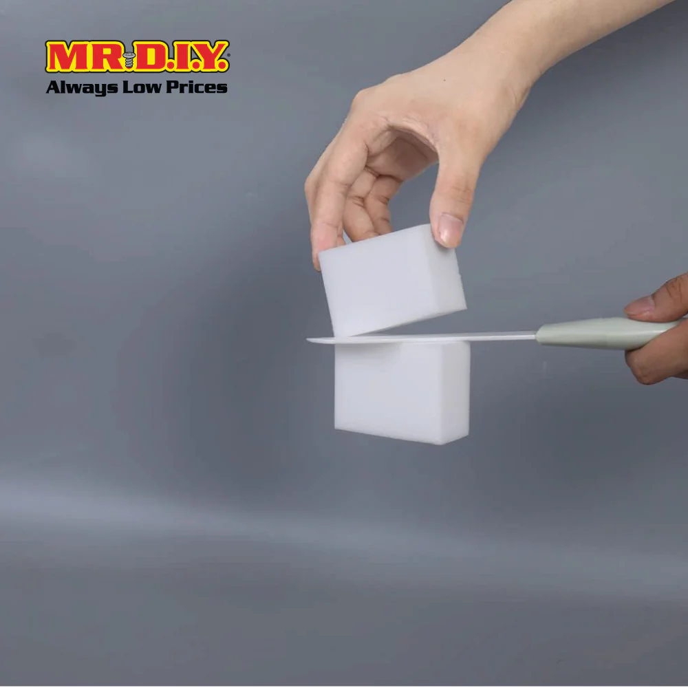 (MR.DIY) Melamine Sponge (4pcs) (11.4x7x3.8cm) - Image 4