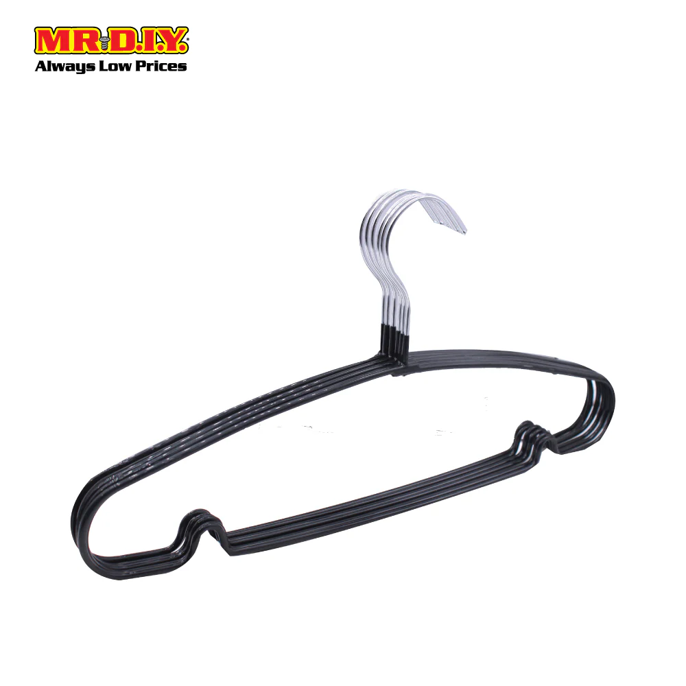 (MR.DIY) Metal Clothes Hanger MHS0266  - 6pcs - Image 2