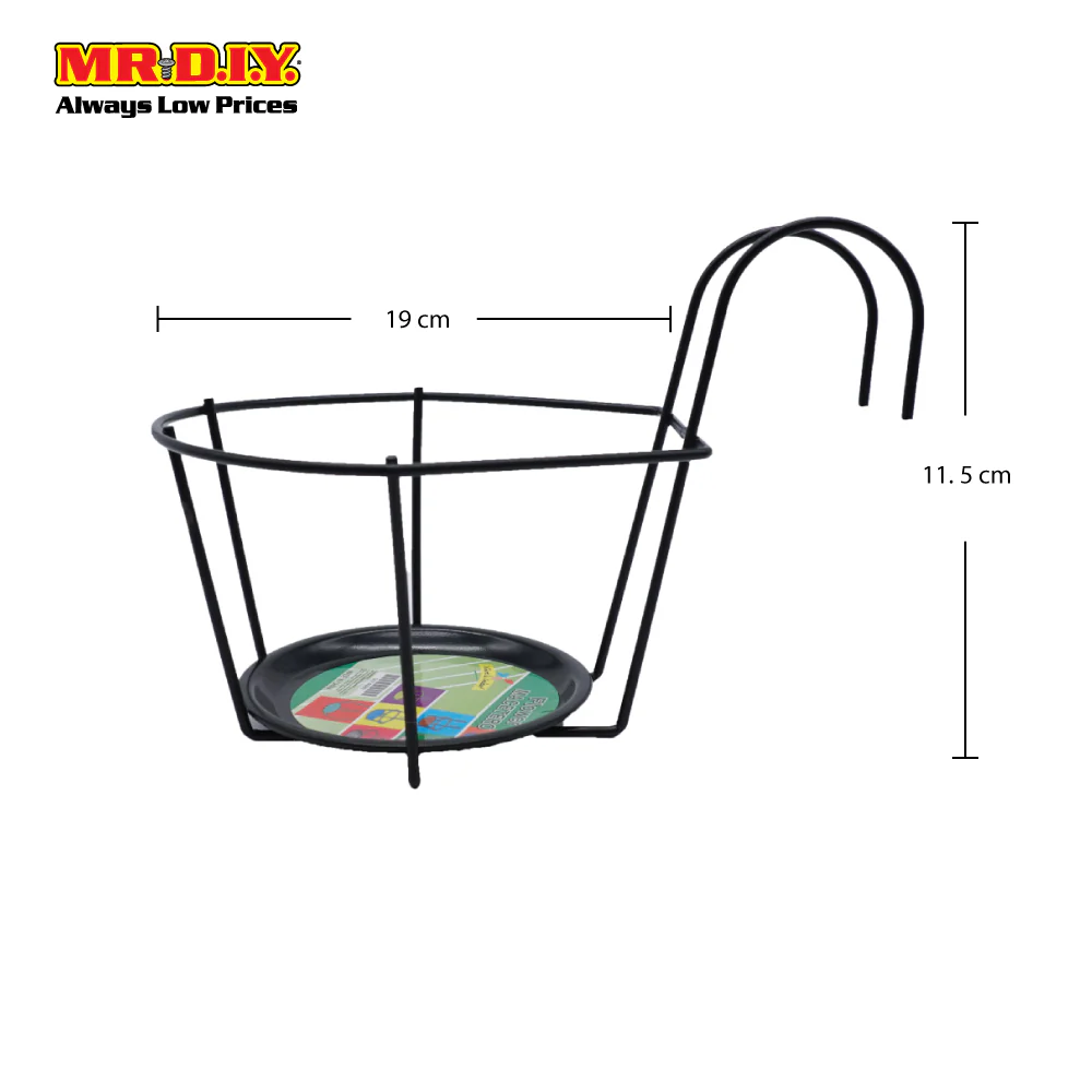 (MR.DIY) Metal Hanging Basket Flower Pot Holder - Image 4
