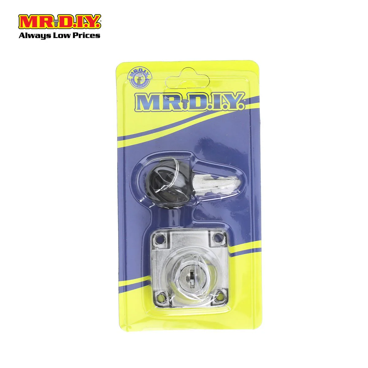 (MR.DIY) Metal Square Drawer Lock - Image 2