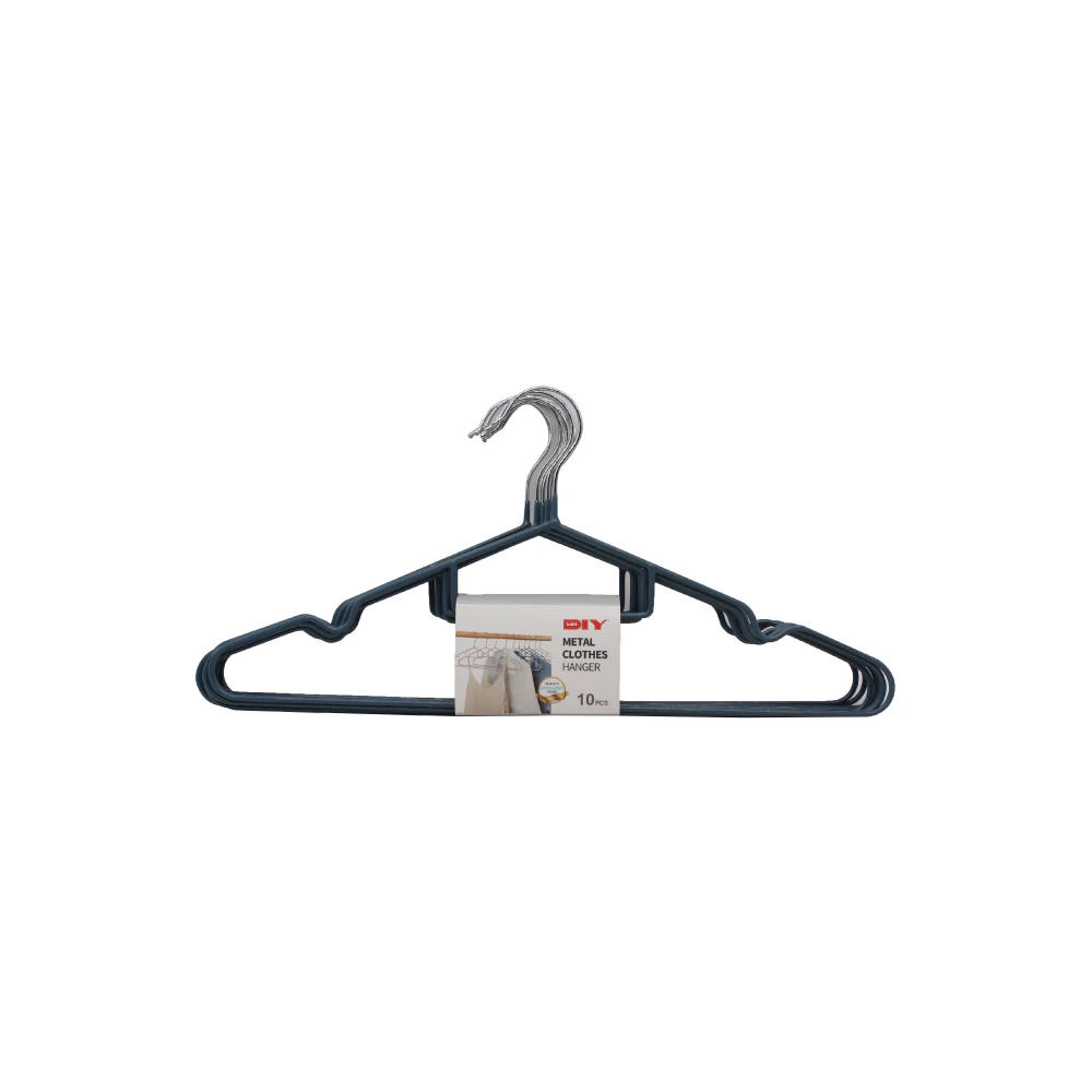 (MR.DIY) Metal Suit Clothes Hanger 10PCS MHS0274 - - Image 2