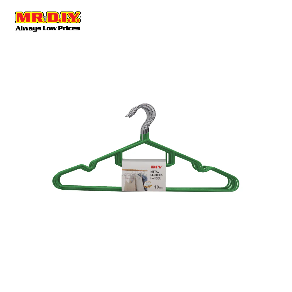 (MR.DIY) Metal Suit Clothes Hanger 10PCS MHS0274 - - Image 4