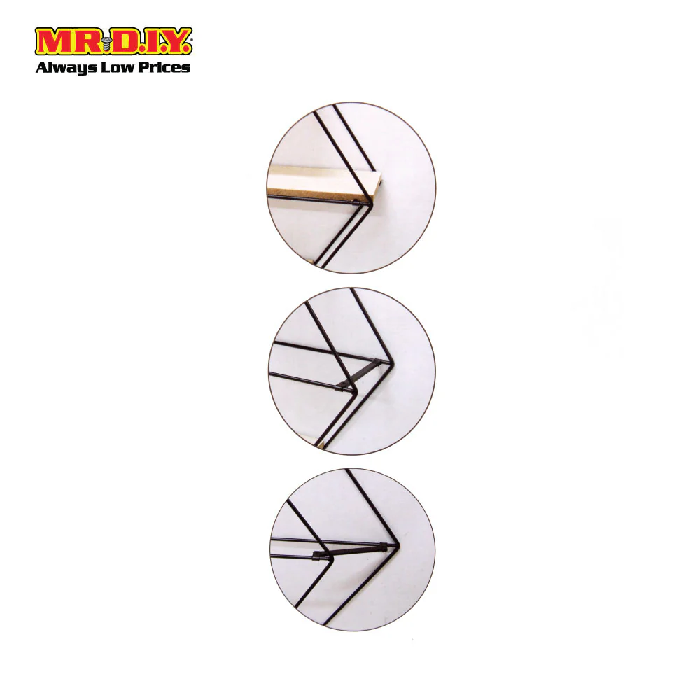 (MR.DIY) Metal Wall Shelf (50cm x 10cm x 19cm) - Image 3