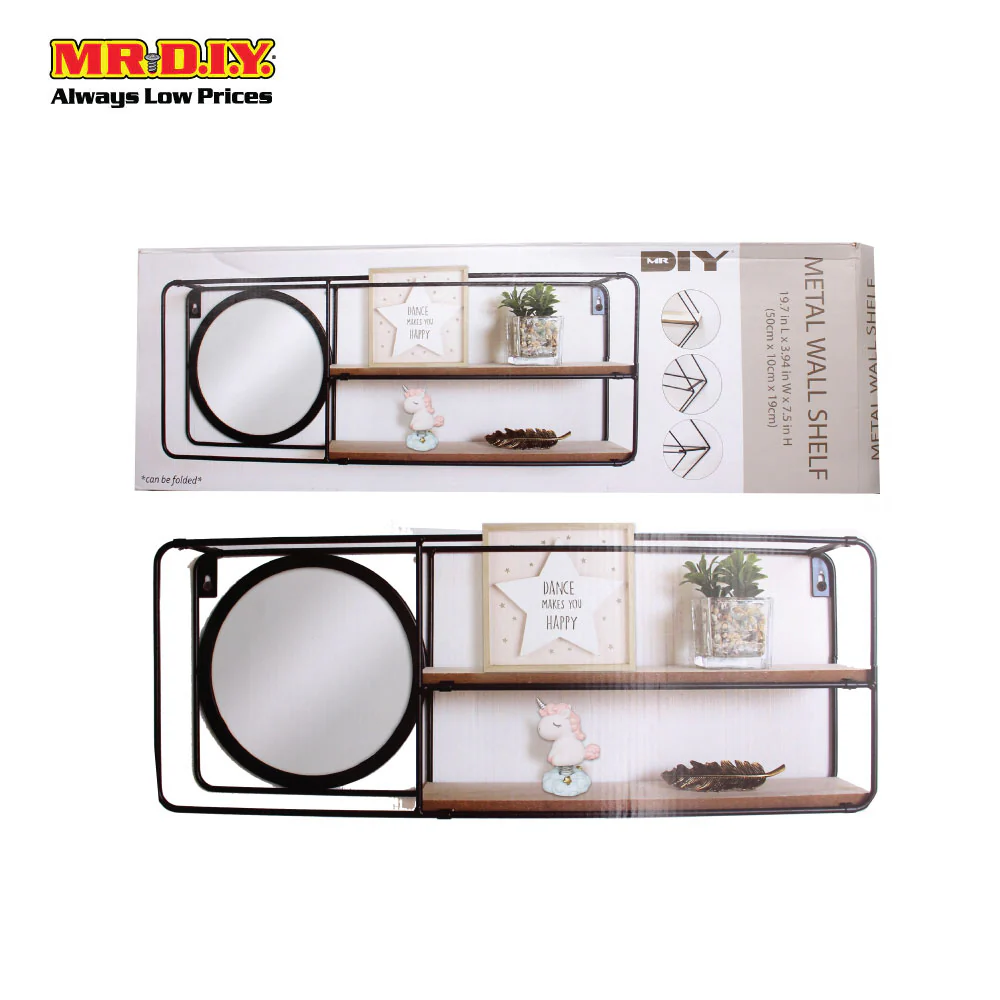 (MR.DIY) Metal Wall Shelf (50cm x 10cm x 19cm) - Image 5