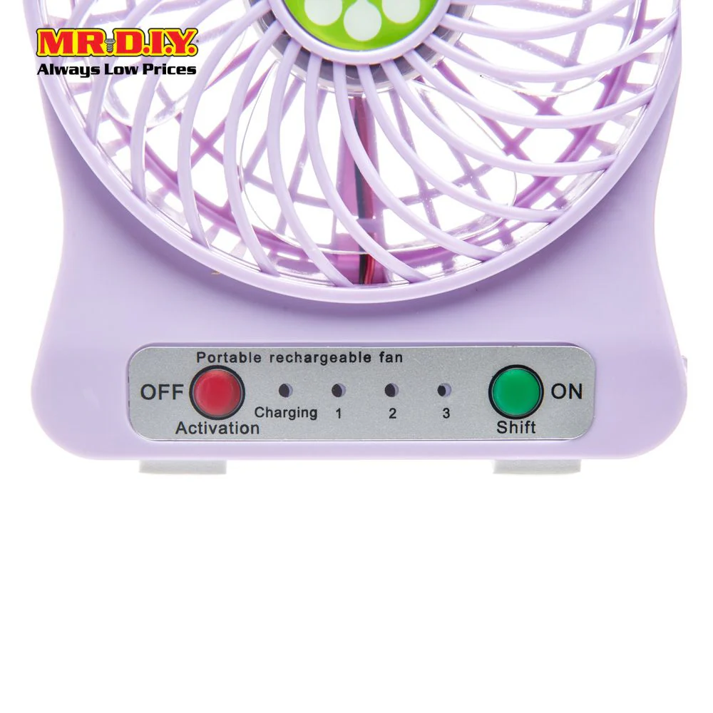 (MR.DIY) Mini Fan With Light - Image 3