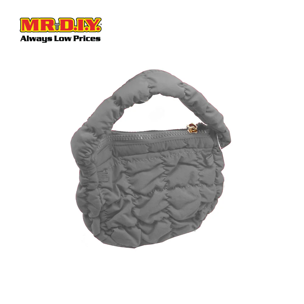 (MR. DIY) Mini Micro Bag with Strap Chain -  GREY - Color Series - Image 2