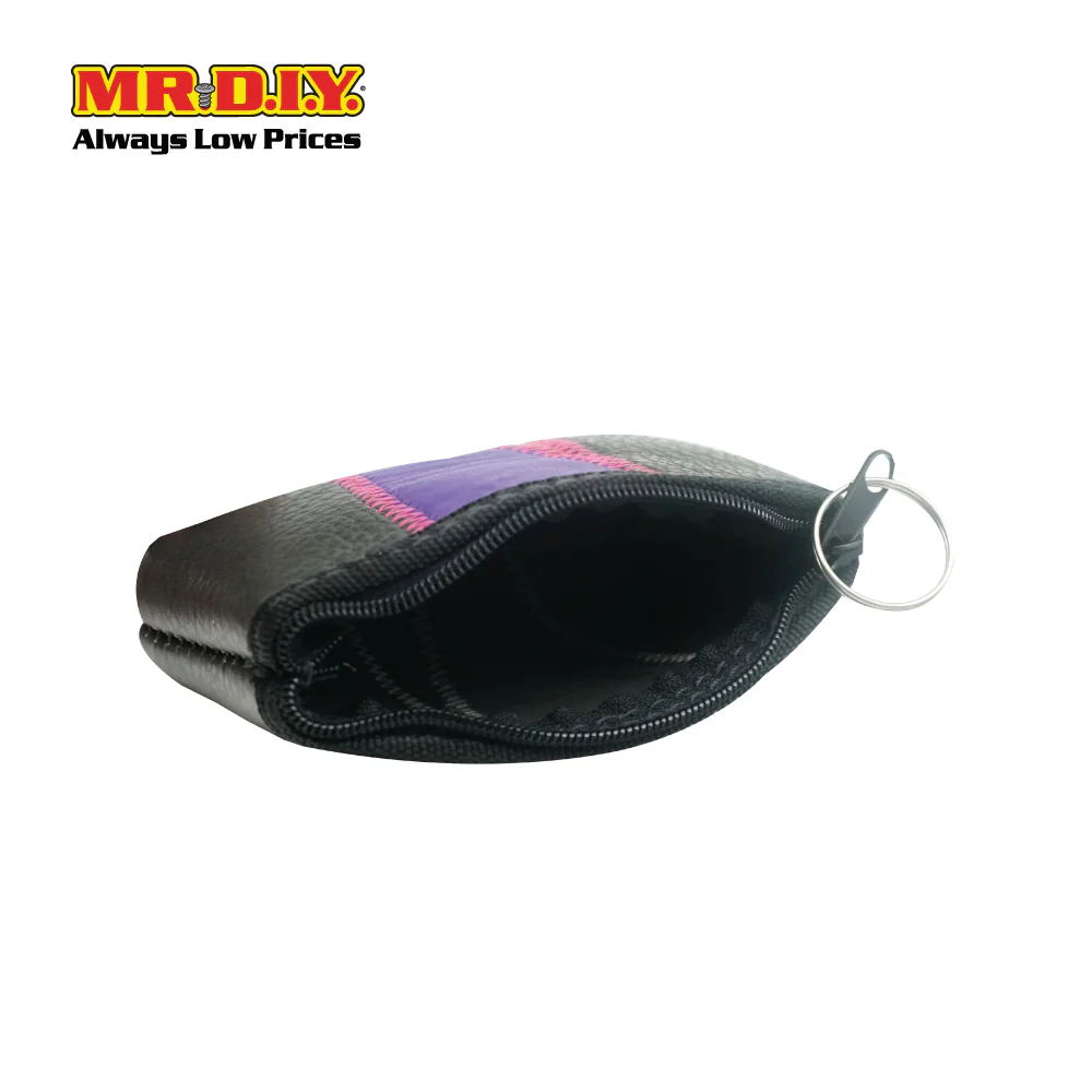 (MR.DIY) Mix Color Leather Mini Purse Coin Bag with Zip (11 X 8cm) - Image 3