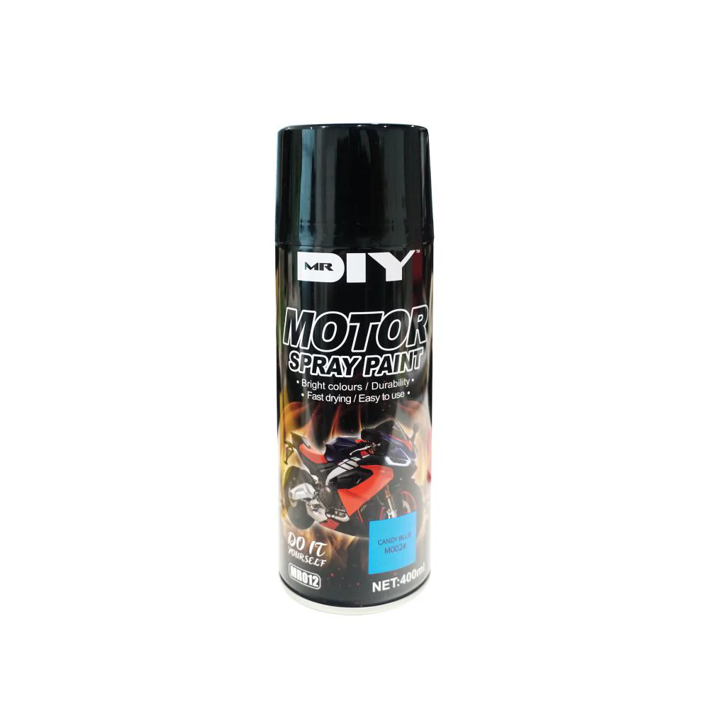 (MR.DIY) Motor Spray Paint Candy Blue #M002 (400ml) - Image 3