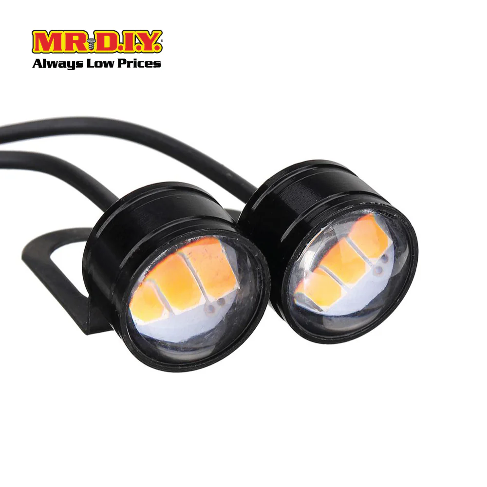 (MR.DIY) Motorcycle Rearview Mirror LED Strobe Light - Image 5