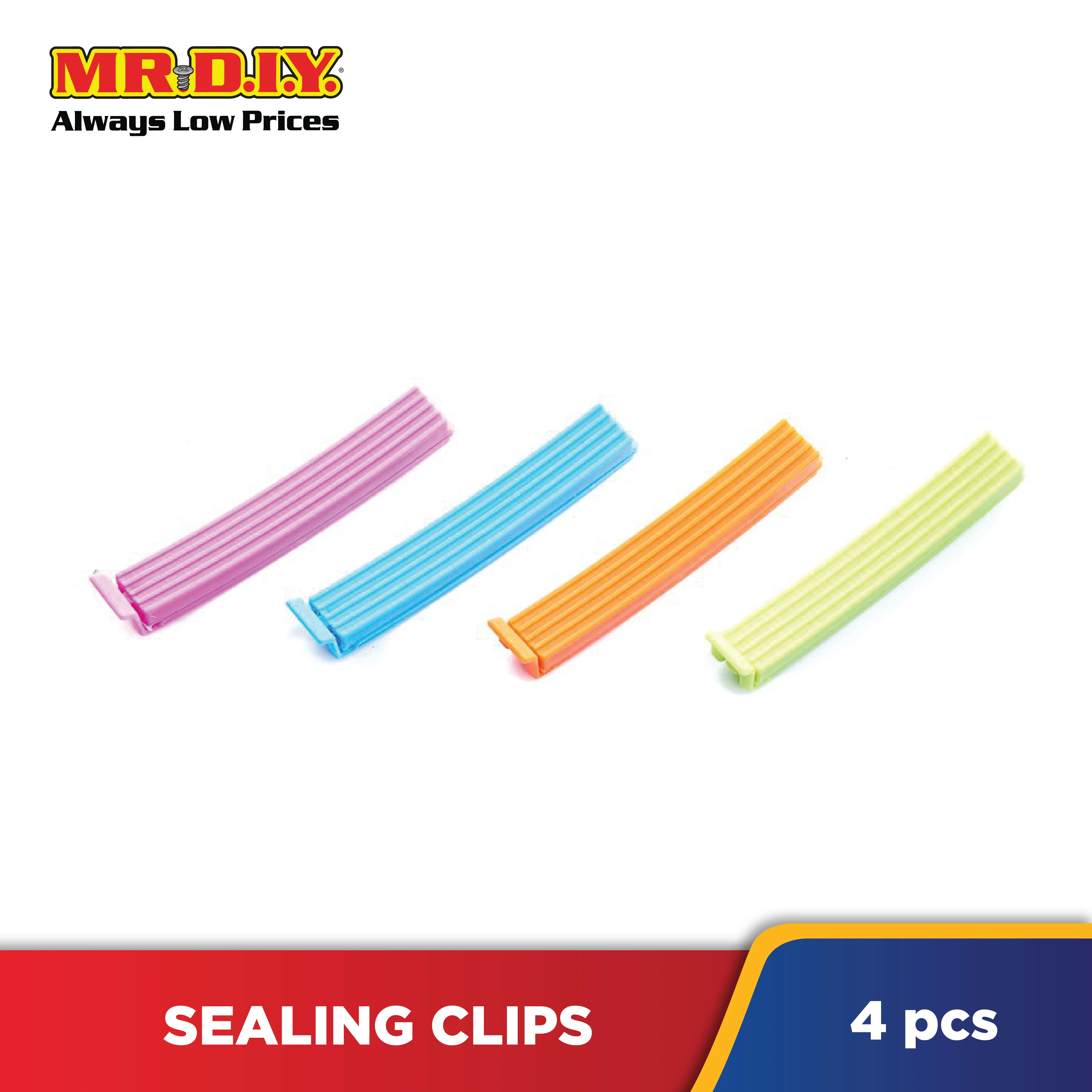 (MR.DIY) Multi-Colour Food Sealing Clips (4pcs) - Image 2