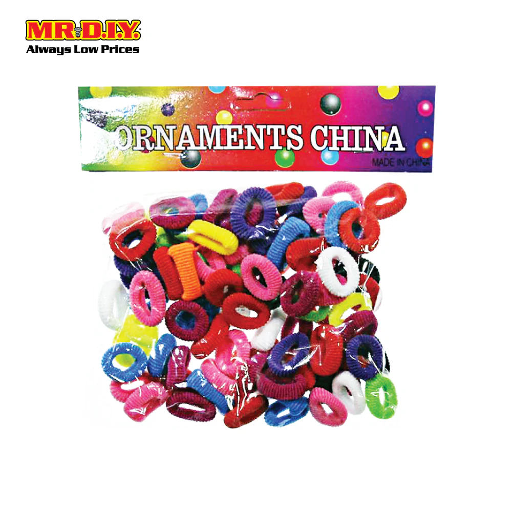 (MR.DIY) Multi-Colour Mini Hair Band (100pcs) - Image 2
