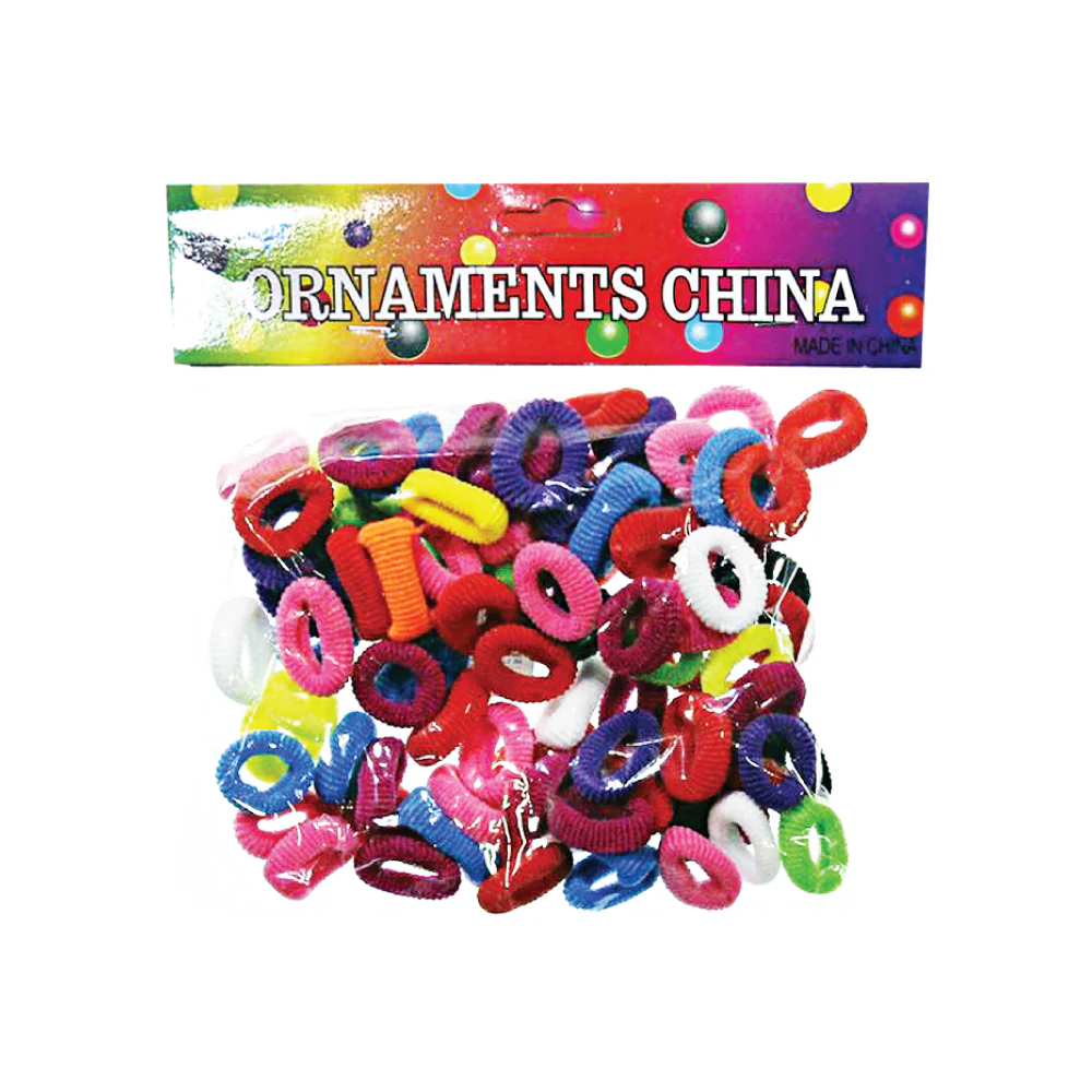 (MR.DIY) Multi-Colour Mini Hair Band (100pcs) - Image 3