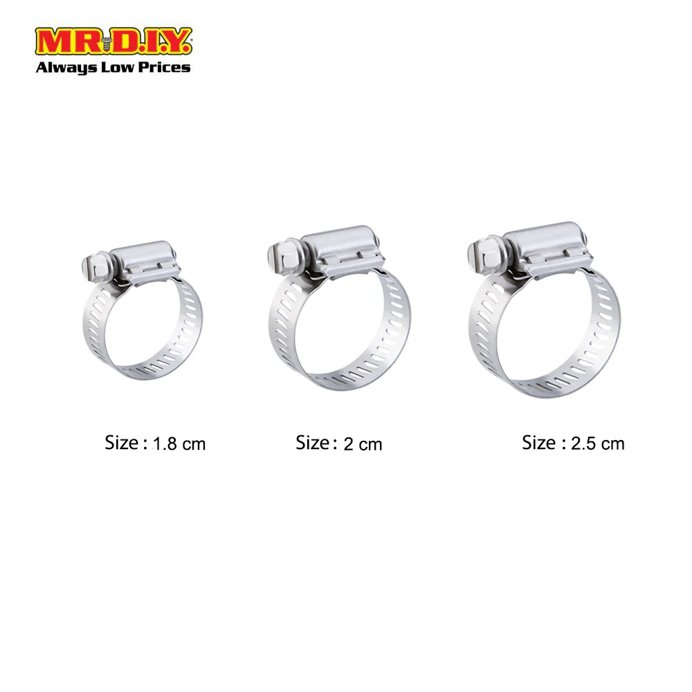 (MR.DIY)  Multi-size Hose Clamp (6pcs) - Image 2