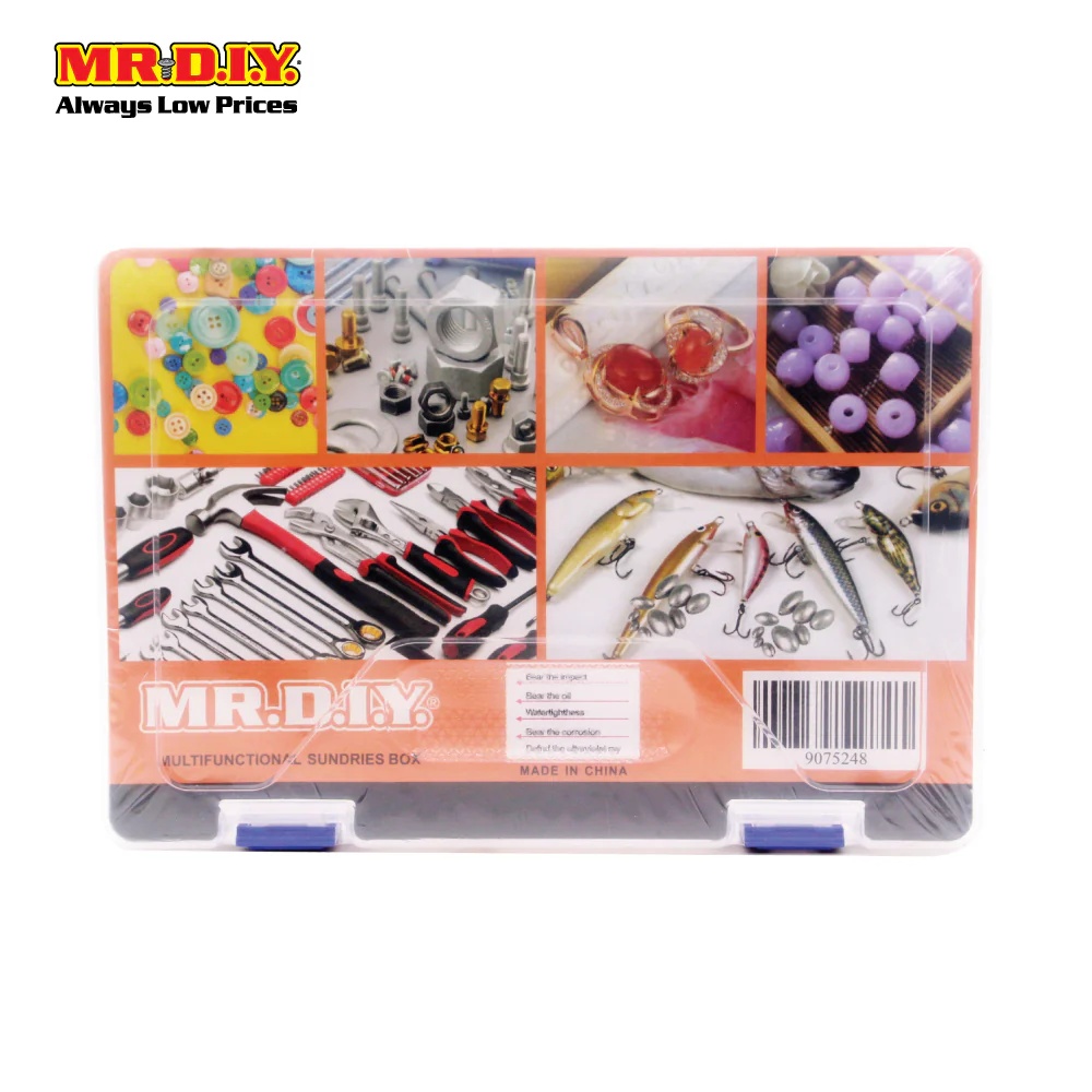 (MR.DIY) Multifunctional Portable Plastic Storage Tackle ToolBox [99501] - Image 4