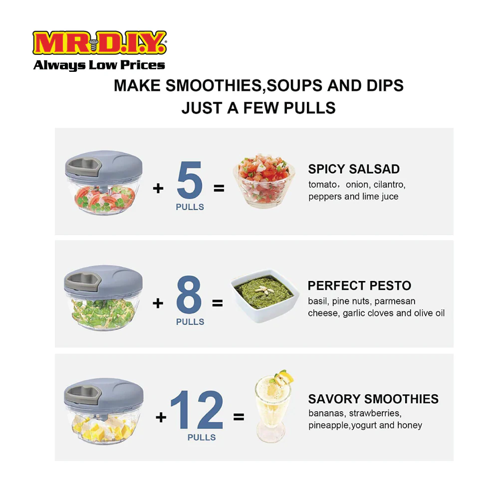(MR.DIY) Multipurpose Chopper 3B (500ml) - Image 8