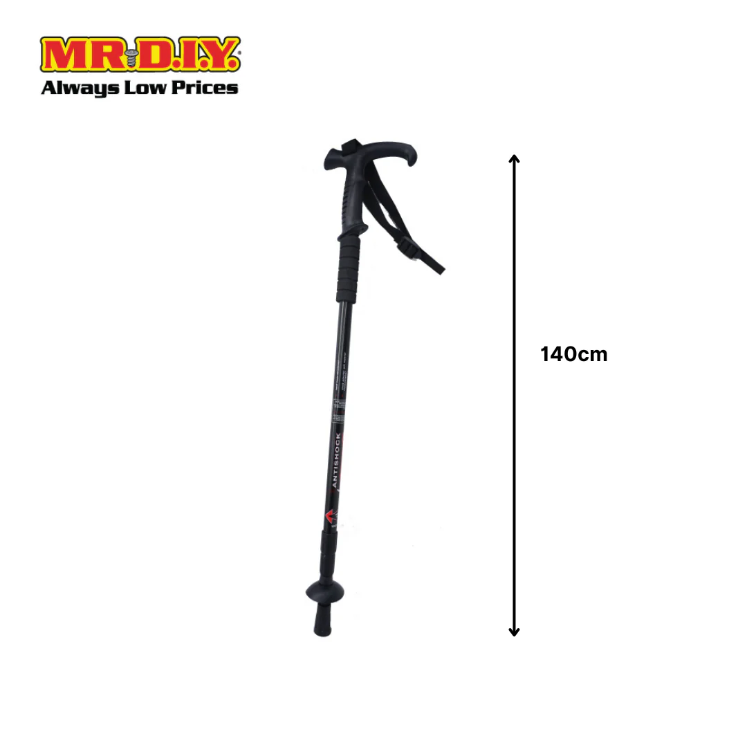 (MR.DIY) Lightweight Durable Aluminium Alloy Hiking Trekking Walking Outdoor Pole Stick (140cm) - Image 5