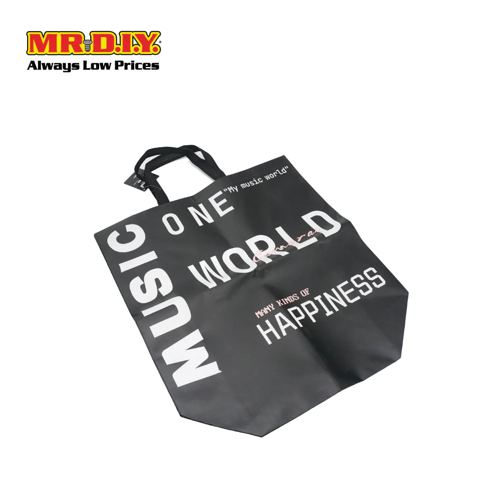 (MR.DIY) Music World Non-Woven Shopping Bag ( 47 x 44 x 18.5 cm ) - Image 4