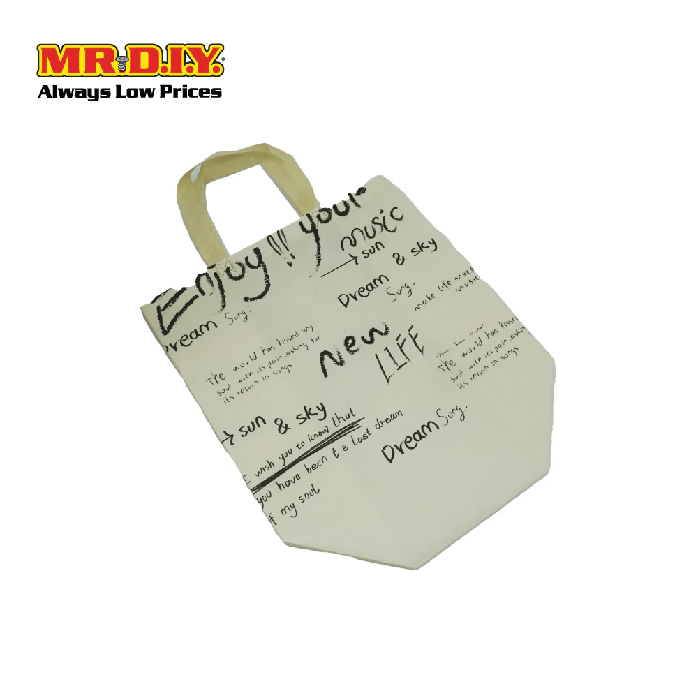 (MR.DIY) New Life Non-Woven Shopping Bag ( 33 x 30 x 17 cm ) - Image 4
