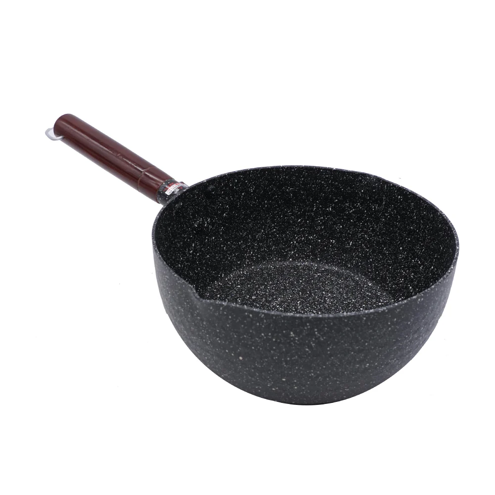 (MR.DIY) Non-Stick Marble Deep Fry Pan (20cm) - Image 4