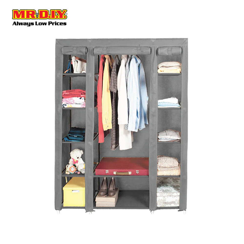 (MR.DIY) Non-Woven Wardrobe (135cm x 45cm x 175cm) - Image 4