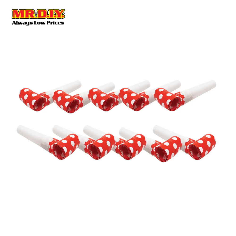 (MR.DIY) Party Blowouts Whistle (10pcs) - Image 2
