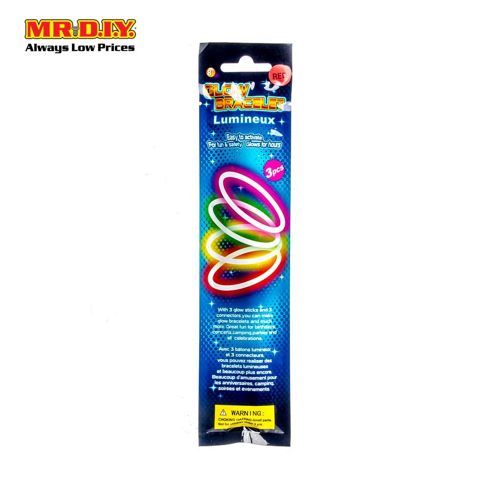 (MR.DIY) Party Lumineux Glow Stick Bracelets (3pcs) - Image 6