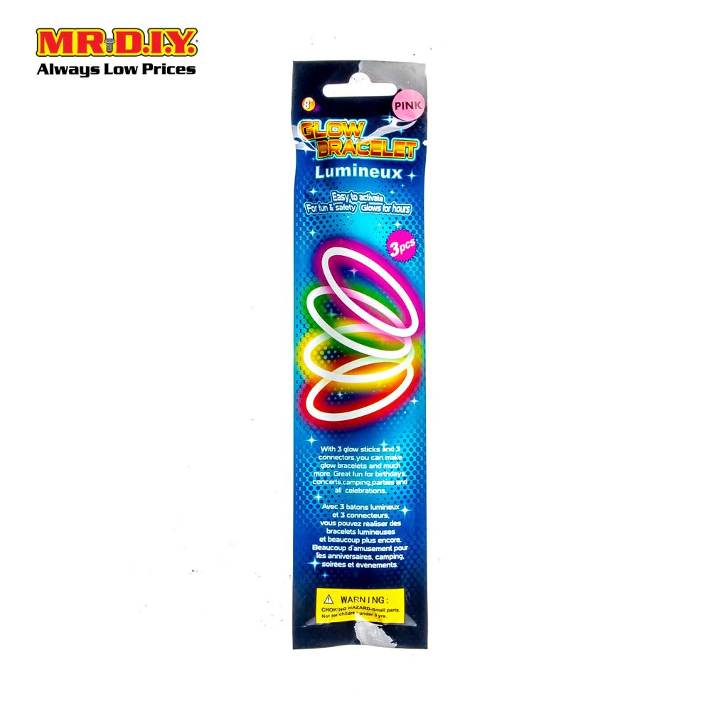 (MR.DIY) Party Lumineux Glow Stick Bracelets (3pcs) - Image 7
