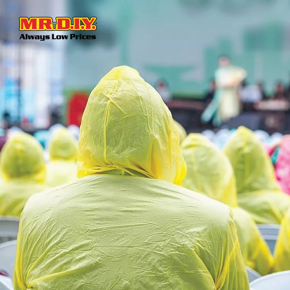 (MR.DIY) PE Raincoat (78 x 114 x 37 cm) - Image 5