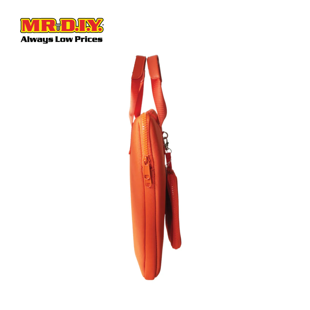 (MR.DIY) Plain Briefcase Office Laptop bag  - ORANGE - Color Series - Image 3