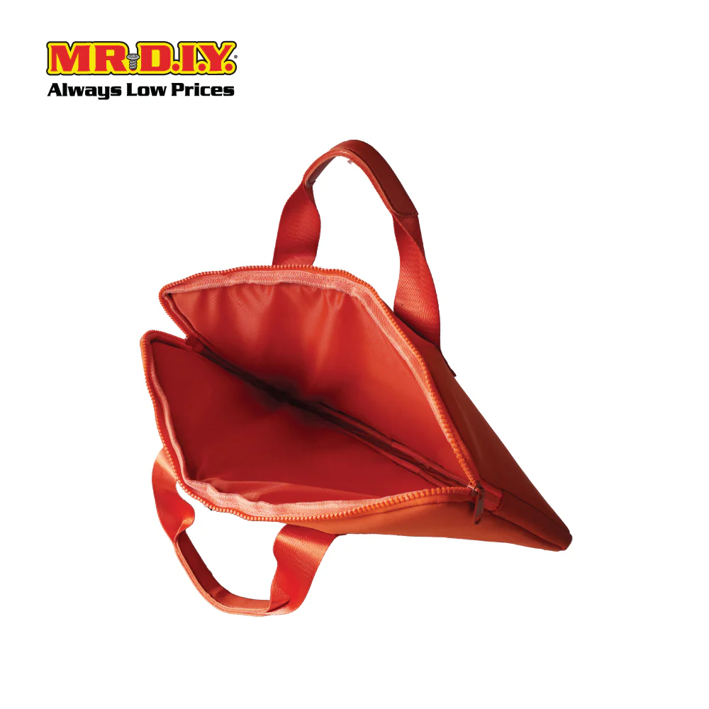 (MR.DIY) Plain Briefcase Office Laptop bag  - ORANGE - Color Series - Image 4